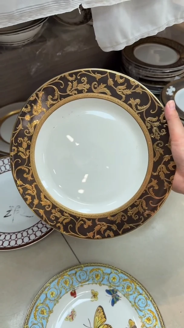 瓷片10.5英寸平盘 1个