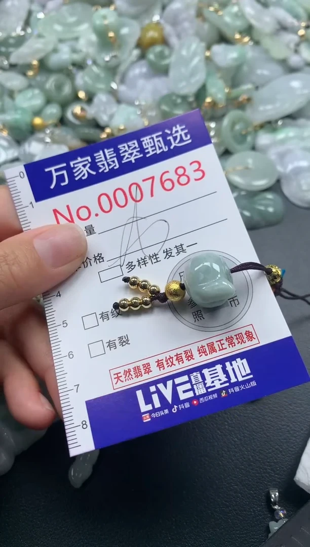 吊坠(不含链)未镶嵌翡翠7683