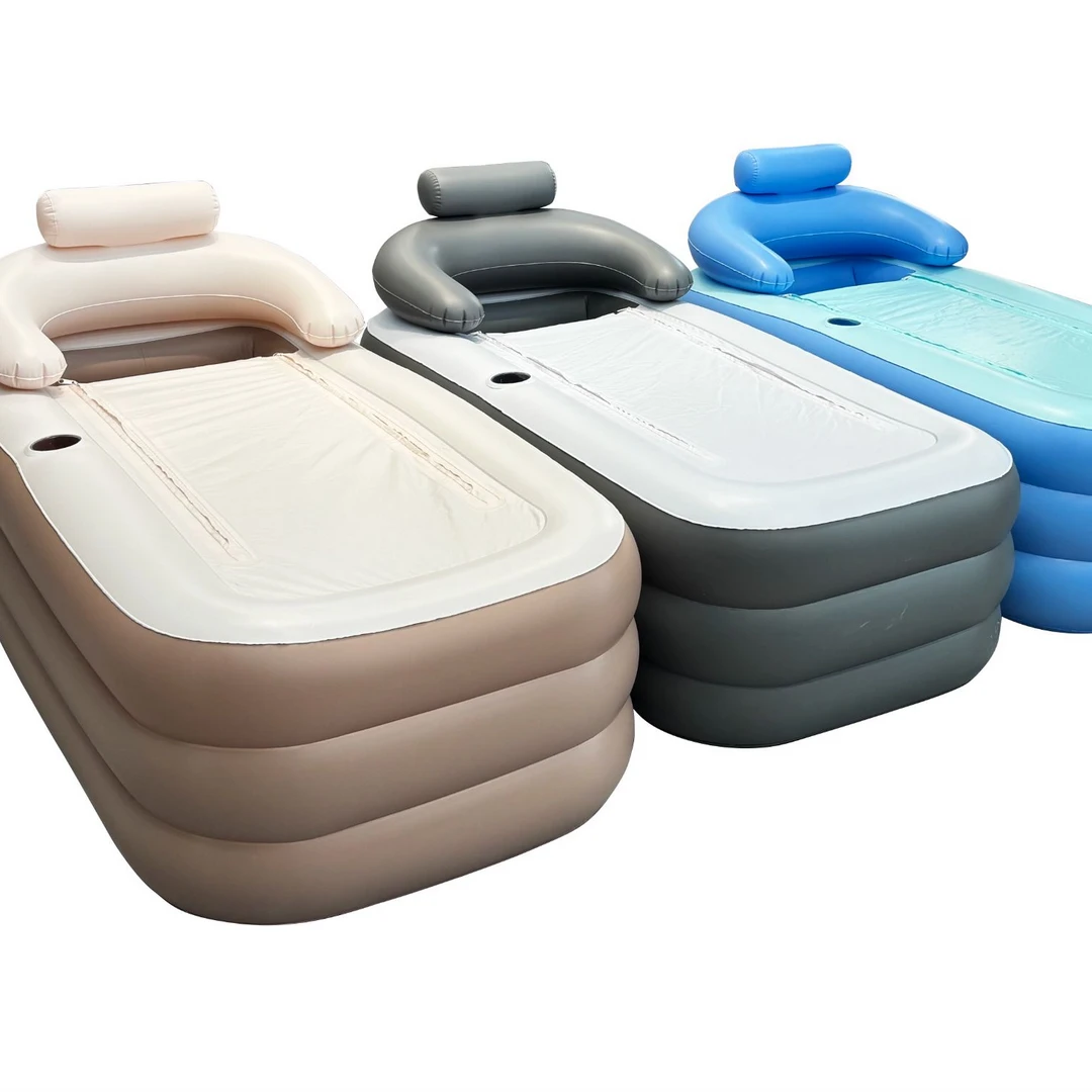 加厚加高全自动便携充气浴缸