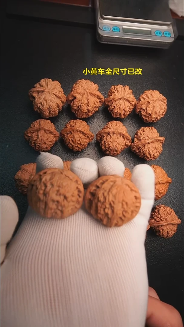 把件文玩核桃19号39 白狮子