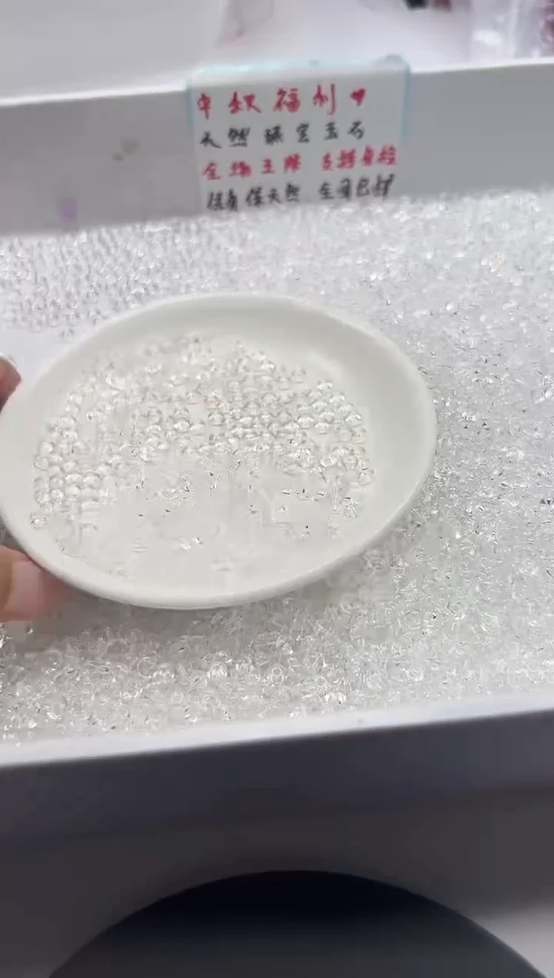 颈饰未镶嵌水晶w2876白水晶算盘4*2m*50颗