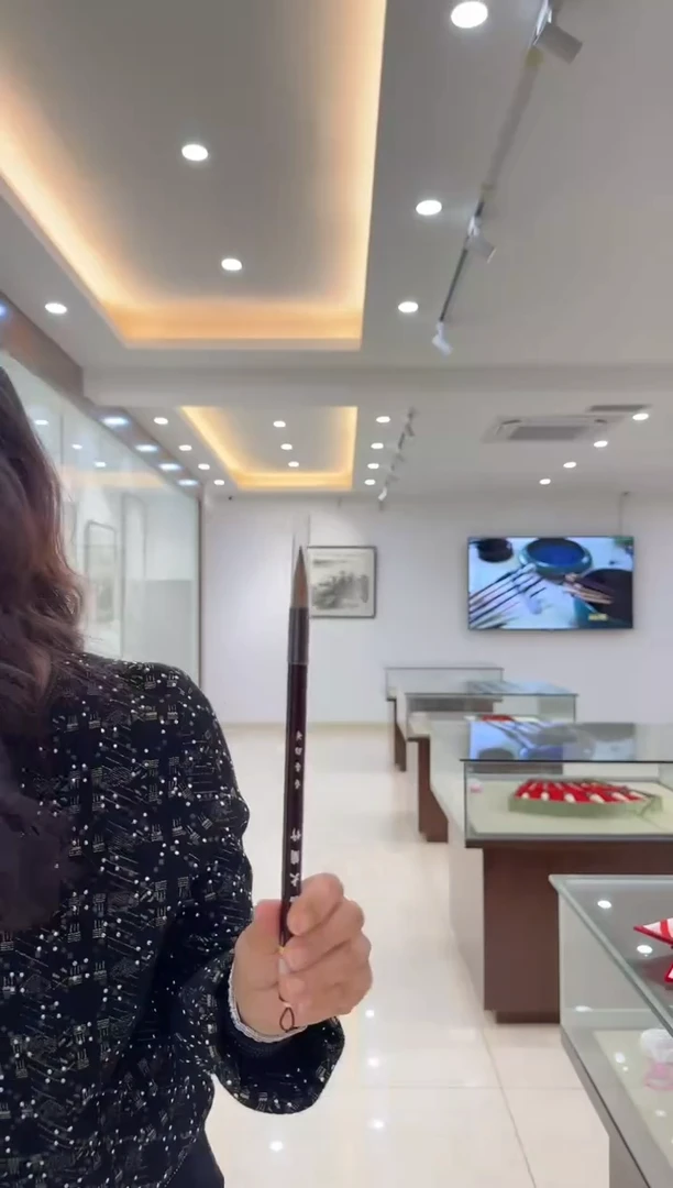 折扇.杨松源千金湖笔精品大兰竹