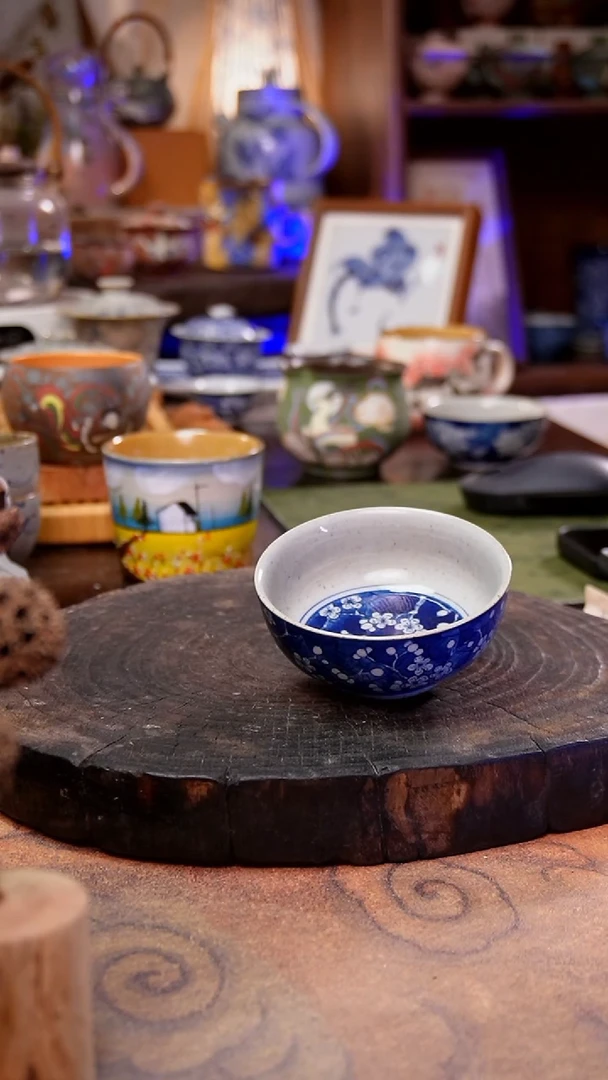 杯子冰梅手工手绘手工手绘