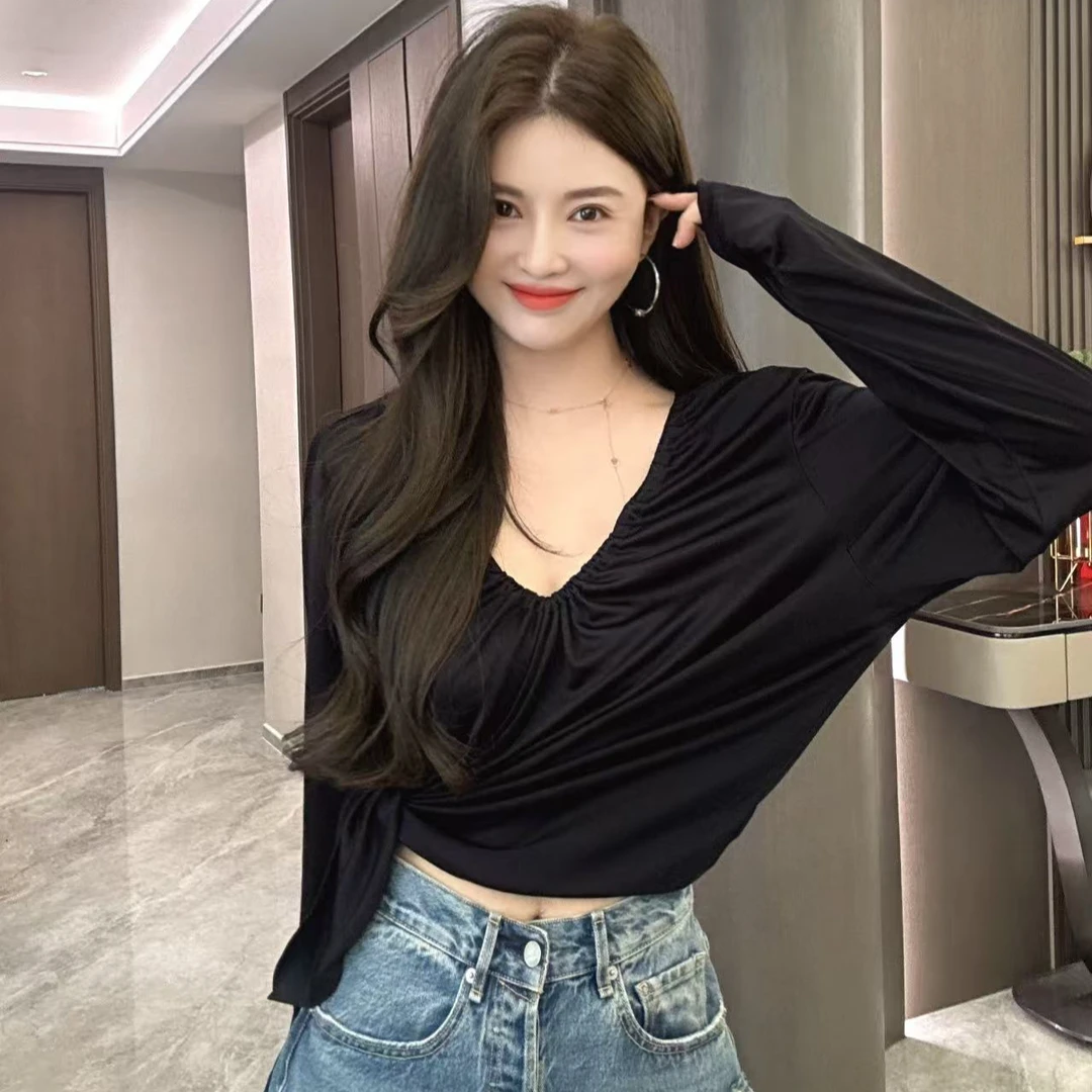 福利7.1号韩家时尚气质个性露背宽松上衣 （现货）  百搭不规则计