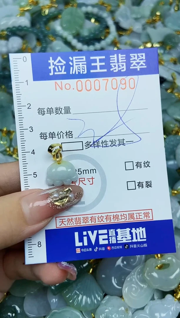 翡翠未镶嵌颈饰天然A货翡翠