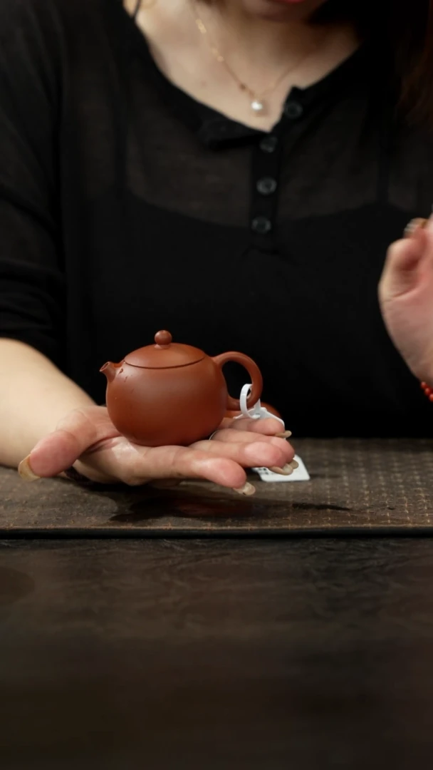 茶壶紫砂小红泥鱼嘴西施100cc