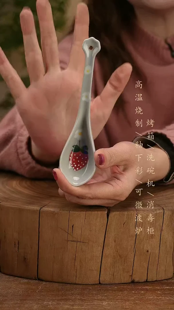 碗瓷景德镇手工手绘高温瓷釉下彩