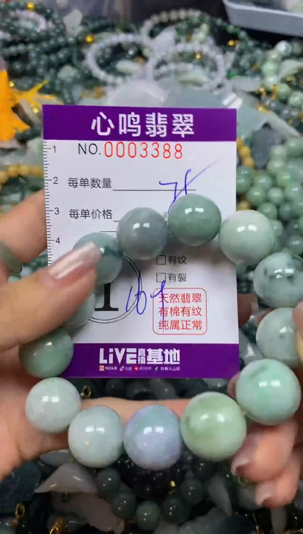 翡翠未镶嵌颈饰闪购003388