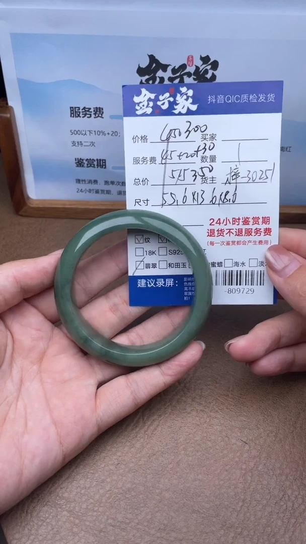 颈饰未镶嵌翡翠手镯多人-809729