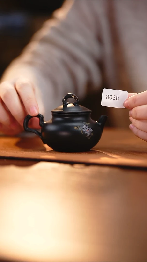 雲梦茶器紫陶茶壶8038