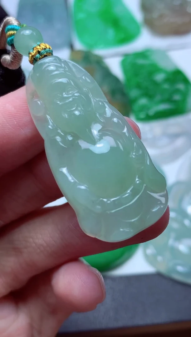 翡翠未镶嵌颈饰天然翡翠