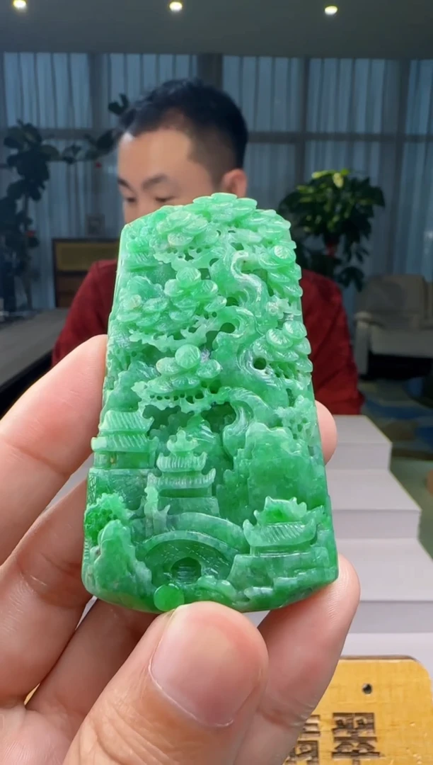 翡翠未镶嵌颈饰用****9XM@@65156