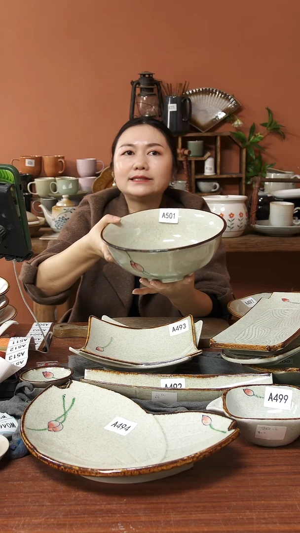 陶瓷A501  一只陶瓷大汤碗24.5*9.5CM可能微瑕