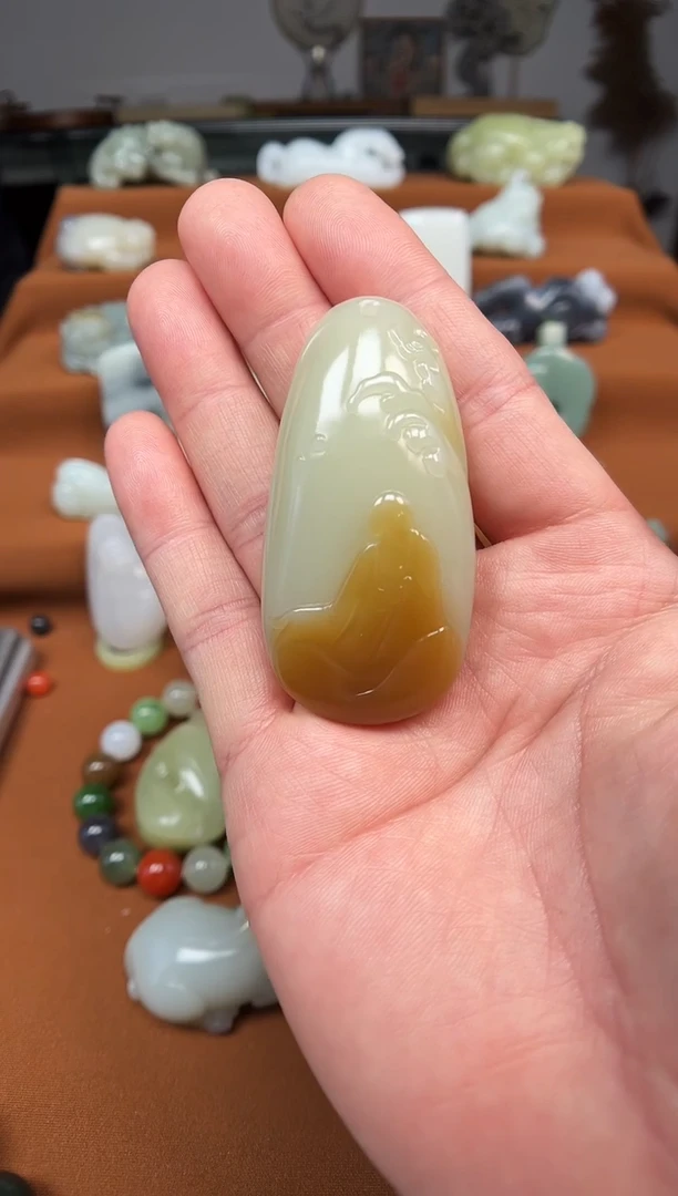 颈饰未镶嵌和田玉P****t悟道