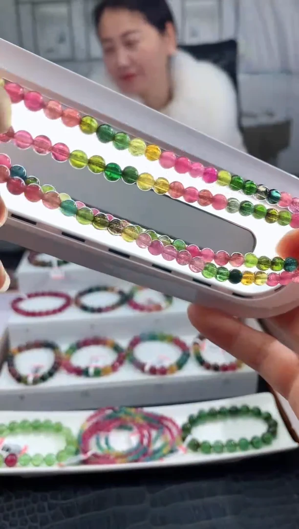 【闪购商品】碧玺手串未镶嵌多样性发一条