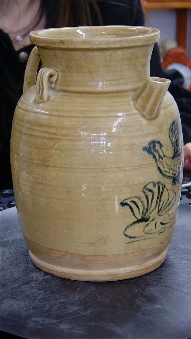 瓶长沙窑花鸟纹执壶#778#