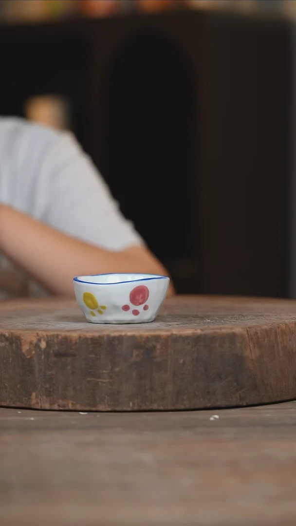 瓷片景德镇高温釉下彩（食品级）
