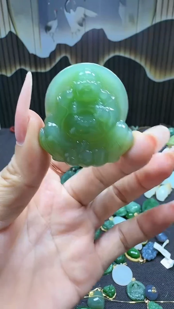 和田玉未镶嵌挂件1