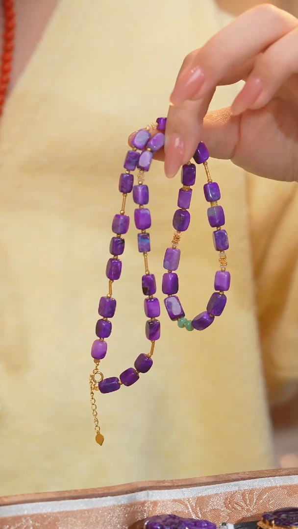 【闪购商品】苏纪石（舒俱来）项链18K金镶嵌多样性发 卡5-6@@N7203