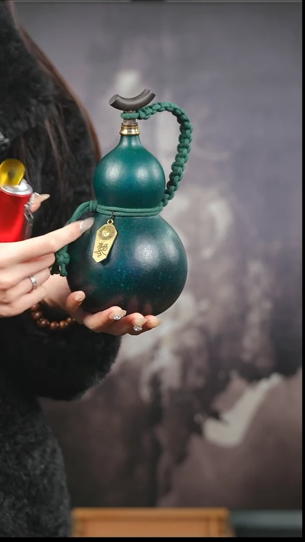 【闪购商品】XL161大漆酒葫芦不包手串及旋转底座