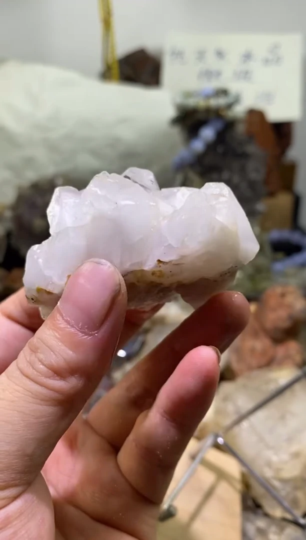 未镶嵌珠宝半成品水晶26号86g超七晶花