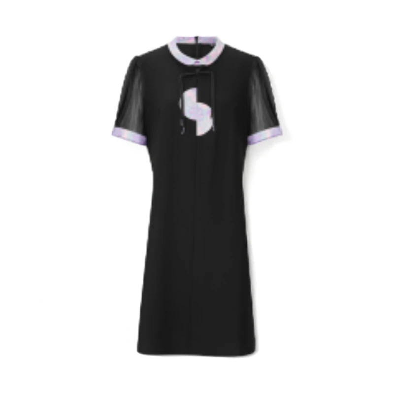 【粉丝专属】马天奴黑色连衣裙VHSE89DRX0