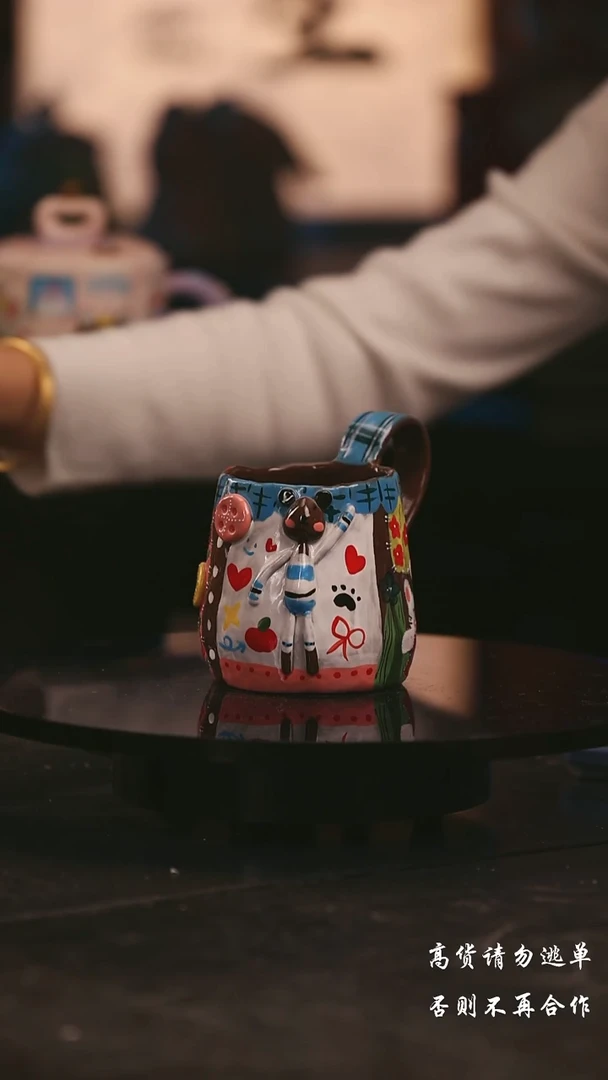 陶瓷景德镇可爱设计师款陶瓷