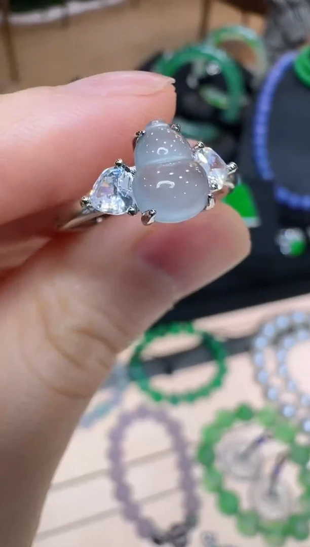 翡翠戒指合金多样性团购发一件