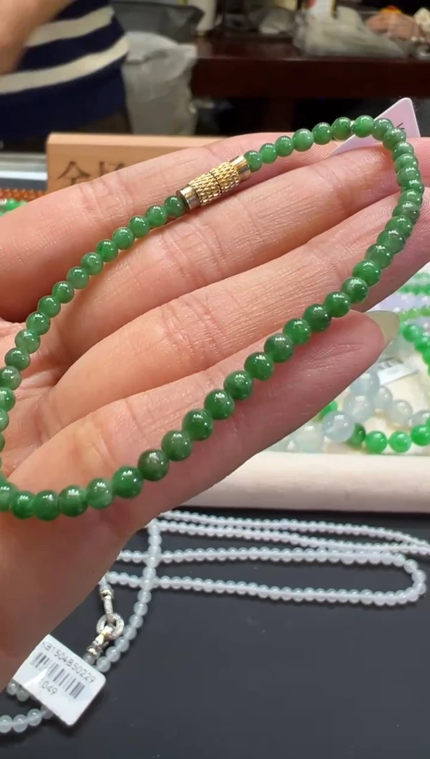 未镶嵌手串翡翠B714|680