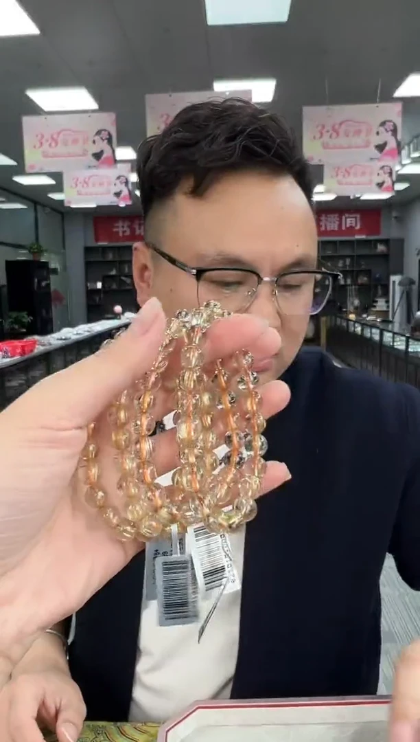 【闪购商品】水晶手链未镶嵌gck967约8mm多样性发一件