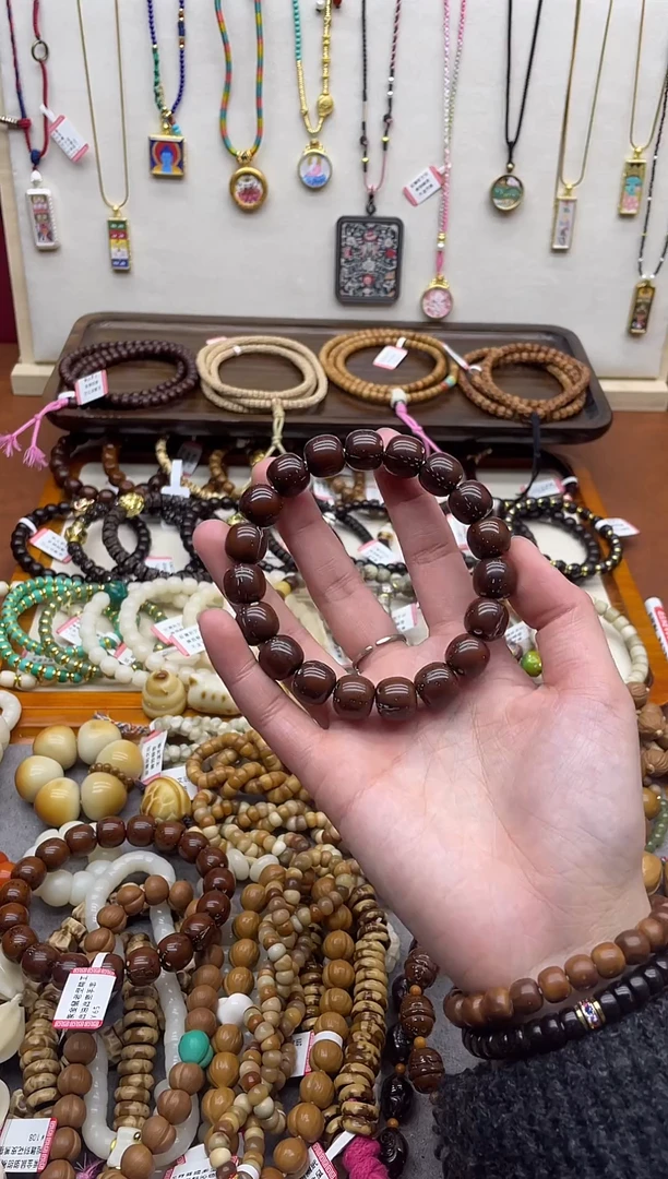手串紫金鼠紫金鼠红皮老型桶珠手串