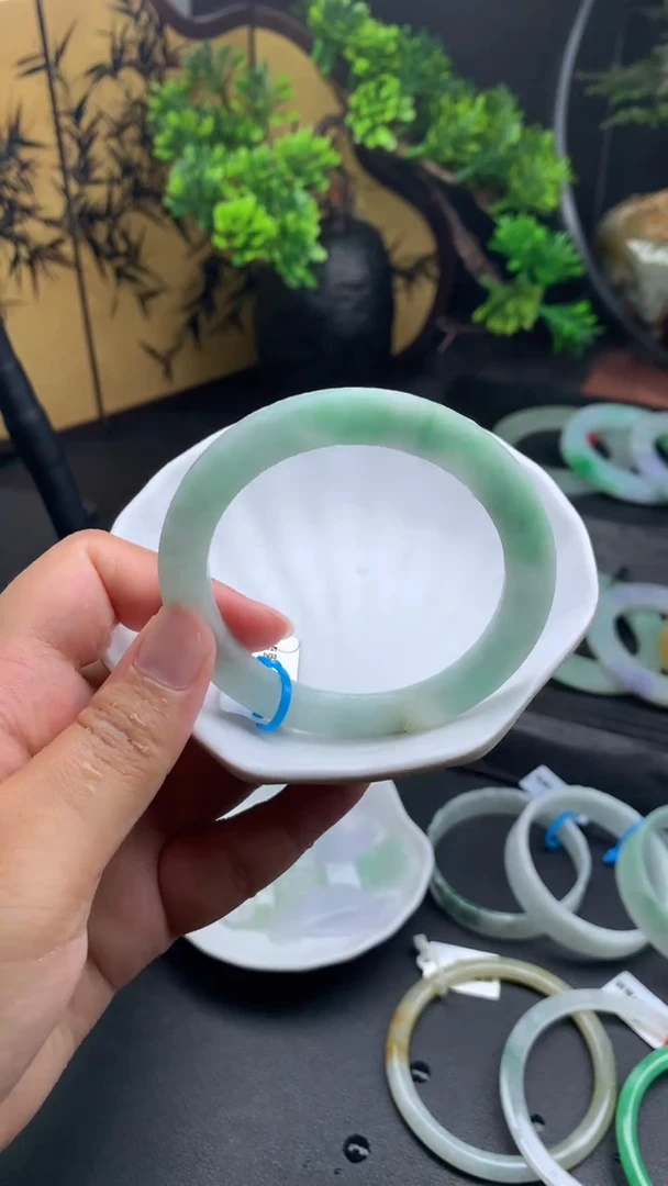 定制翡翠手镯未镶嵌52-57