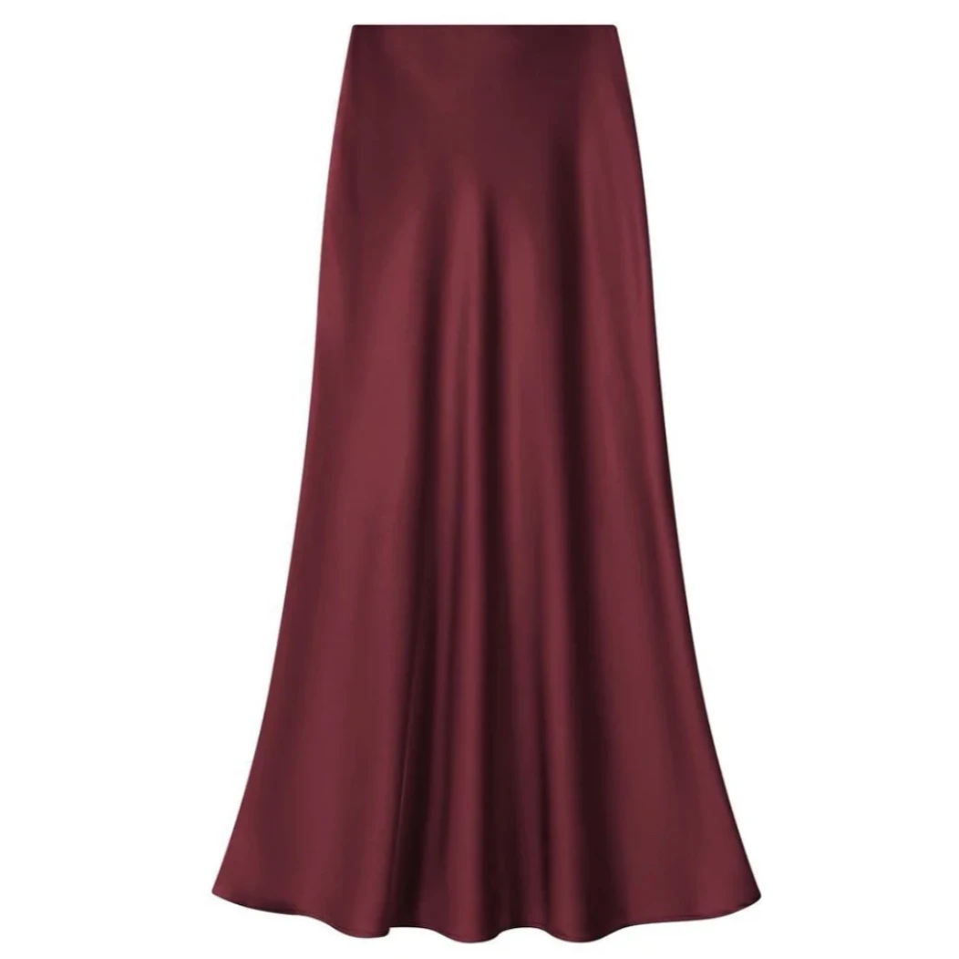 A569   早秋新款女装气质时尚纯色立领长袖连衣裙