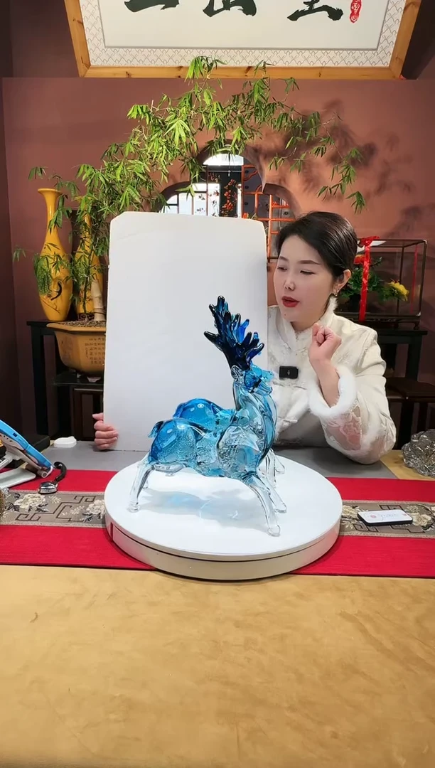 【闪购商品】琉璃手工艺品仙鹿