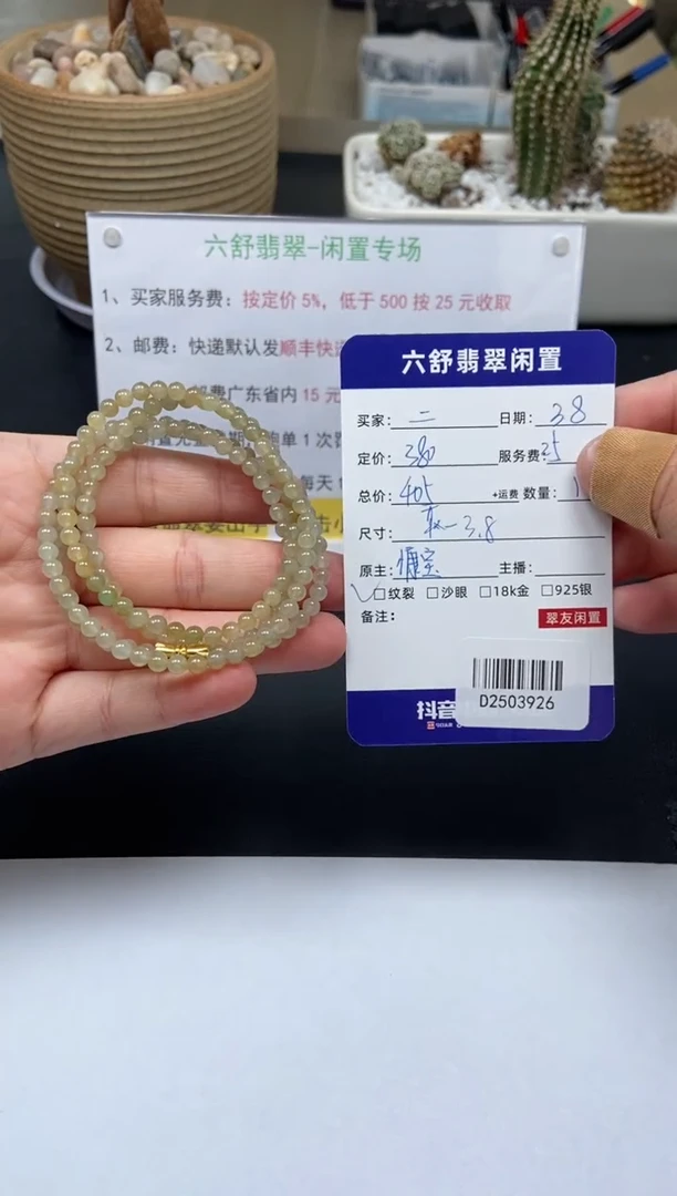 【闪购商品】翡翠手串未镶嵌D2503926