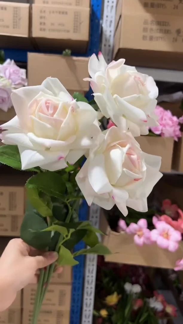 3枝奶白色手感保湿水晶