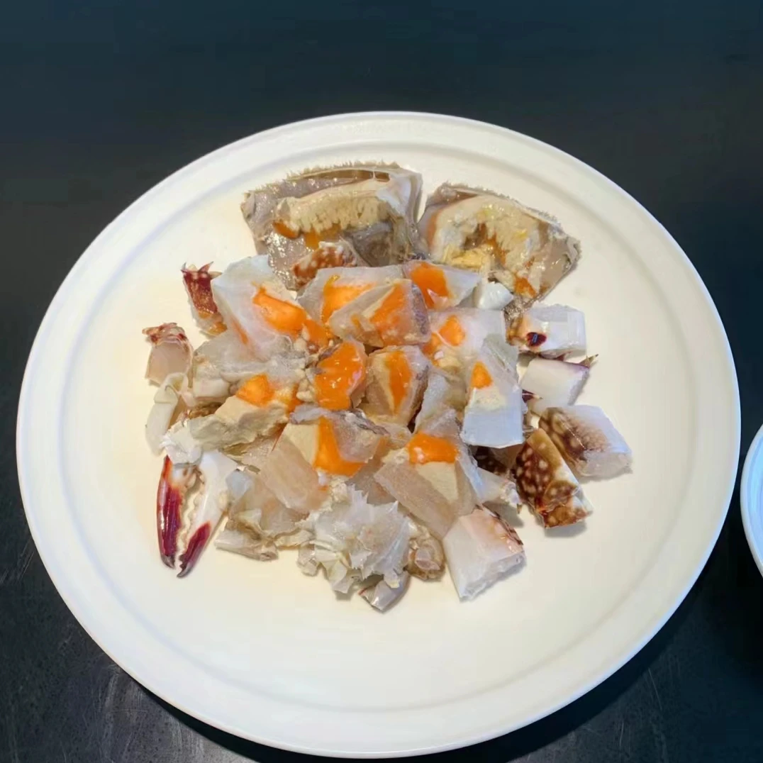 舟山捕鱼人淡红膏呛蟹2-3两/只 江浙沪顺丰包邮收到冷冻保存生吃