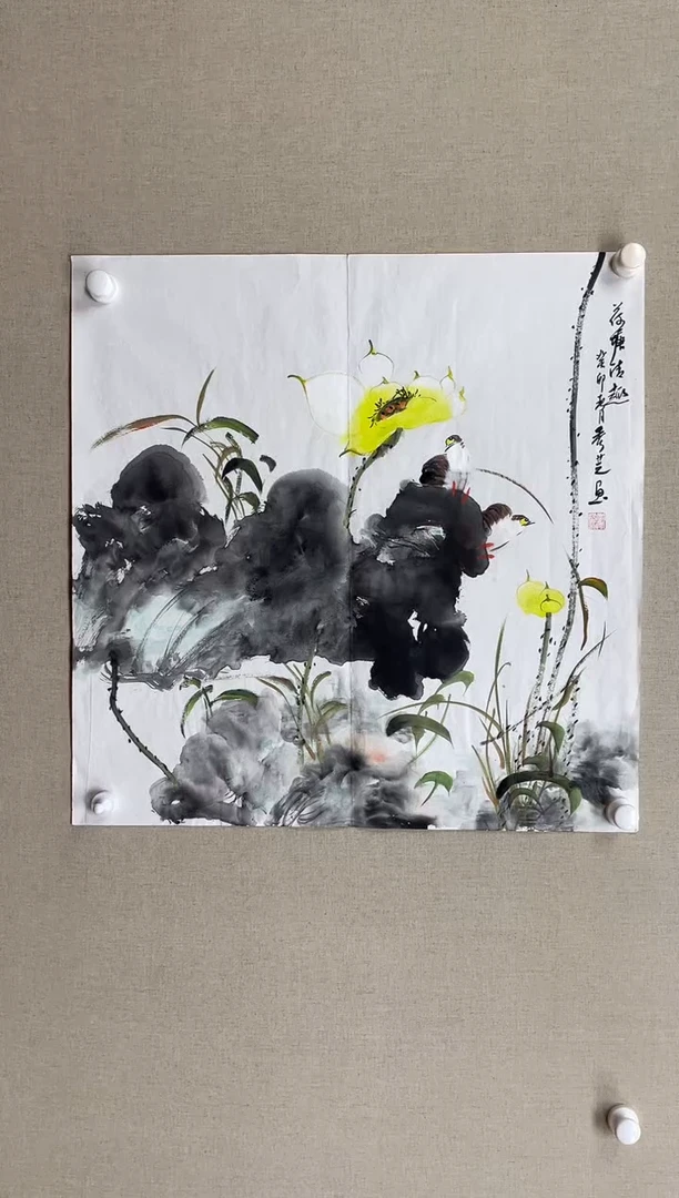 国画68*68 李秀芝李秀芝李秀芝李秀芝