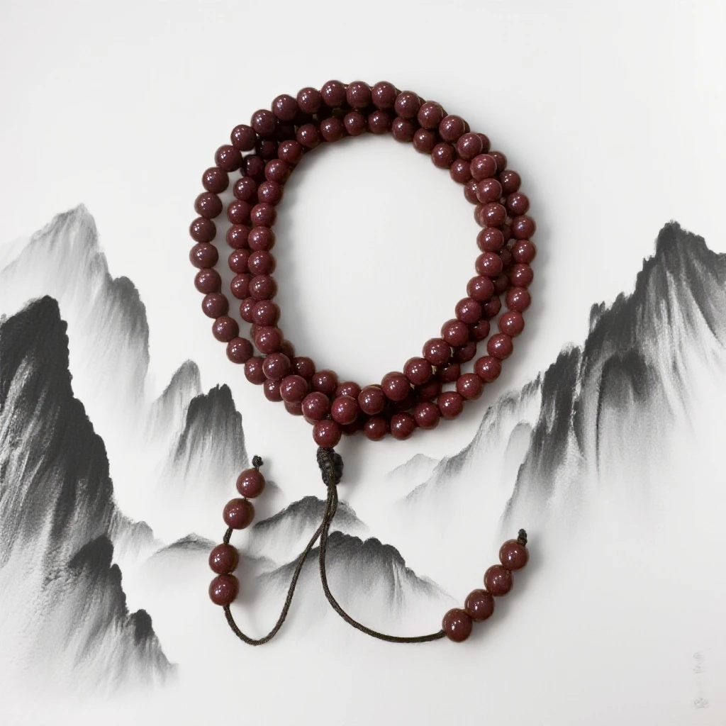 Z05朱砂文玩多圈6mm