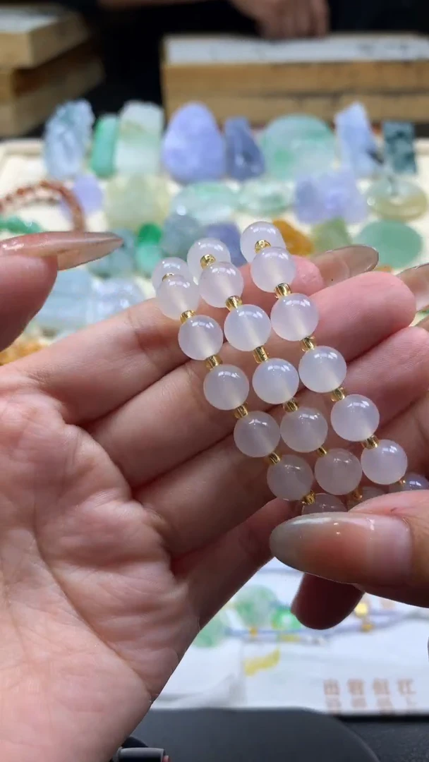 【闪购商品】玛瑙/玉髓手串未镶嵌玛瑙多样性发一