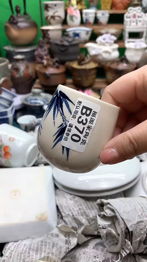 【闪购商品】盖碗海外回流瓷器