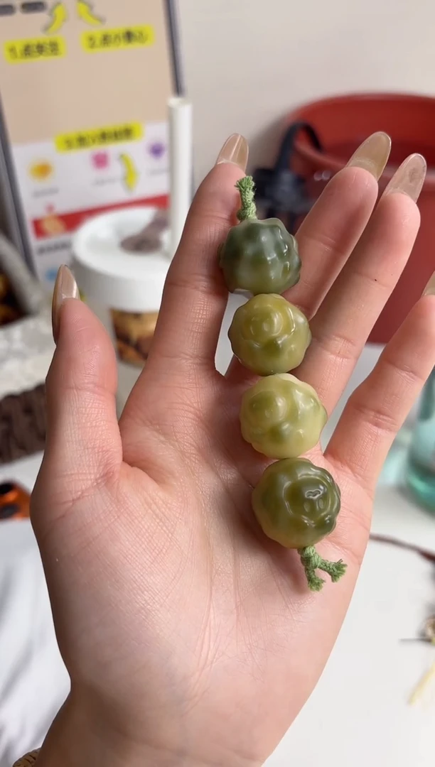 手串菩提根/象牙果干磨羊咩咩21mm棒棒糖