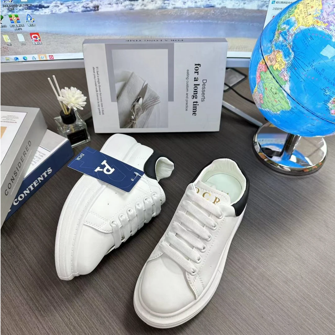 GG-时尚爆款麦昆小白鞋百搭推荐白色情侣透气运动