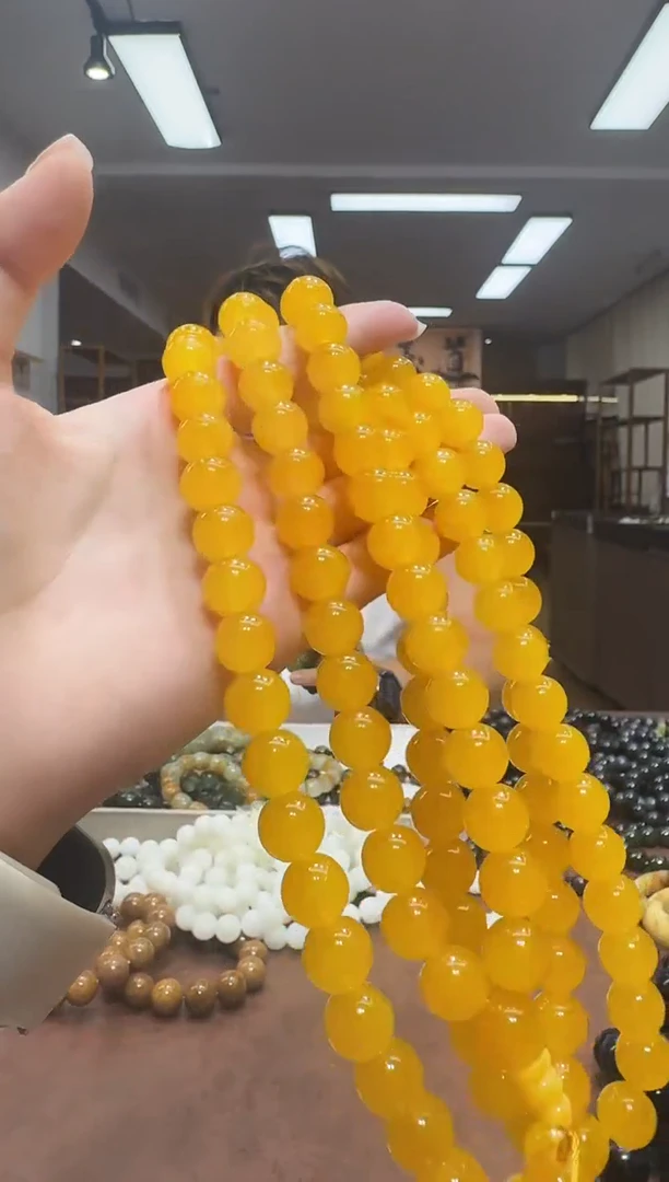 未镶嵌蛇纹石玉手链多样性随机发货其一