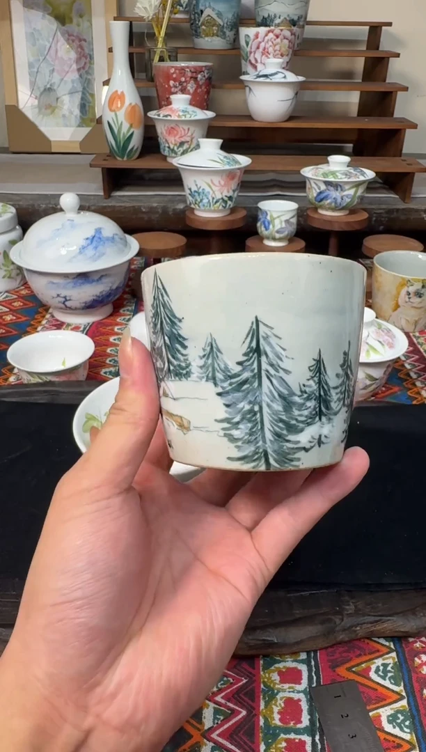 摆件瓷景德镇高温陶瓷清仓浮力