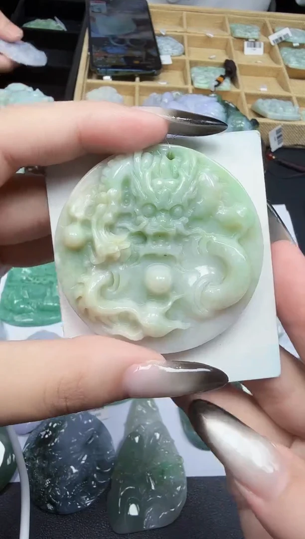 未镶嵌挂件翡翠天然缅甸A货翡翠