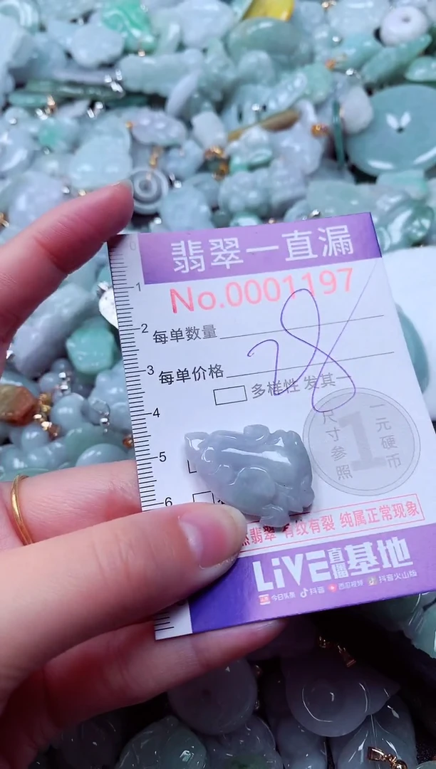 吊坠(不含链)未镶嵌翡翠1197