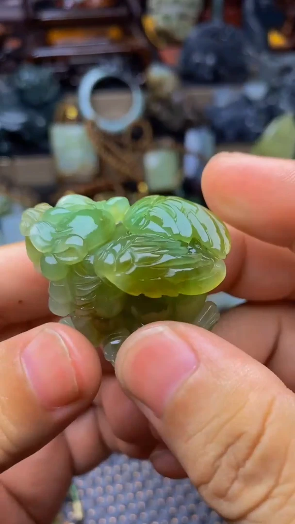 和田玉未镶嵌挂件1