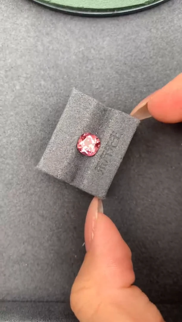 未镶嵌珠宝半成品碧玺1.5ct粉碧玺  FH  定制