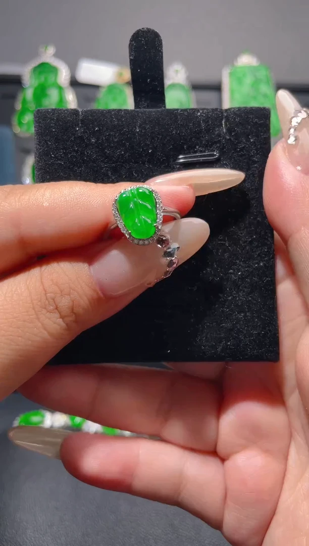 【闪购商品】翡翠戒指未镶嵌天然A货翡翠